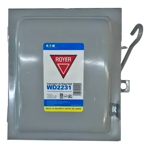 Interruptor de seguridad 30 A Royer 3 polos