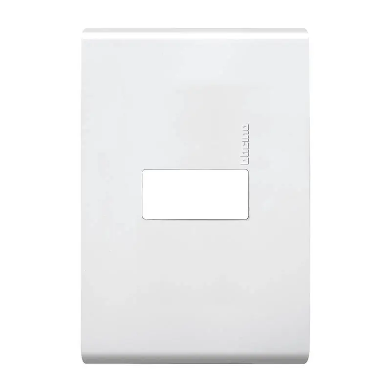 Placa sencilla Blanca 1 Modulo Bticino