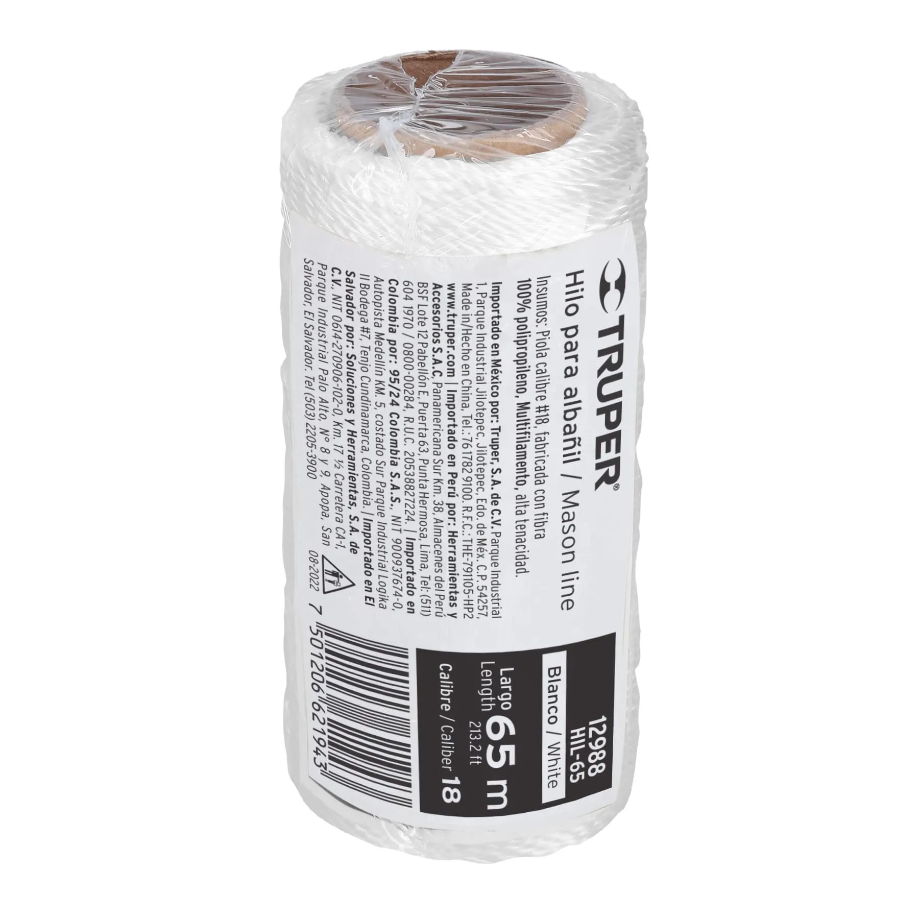 Hilo para albañil Blanco 65 m Truper
