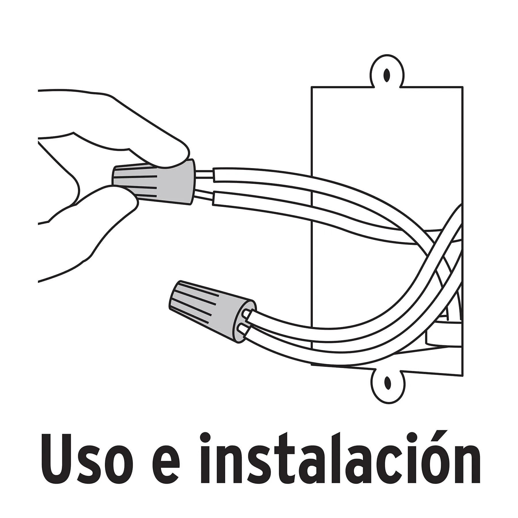 Capuchones para empalme de cable (Naranja 14-12 AWG) Volteck