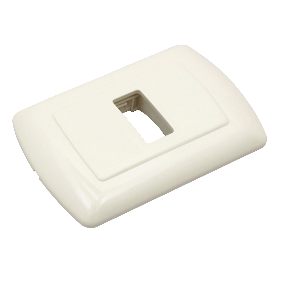 Placa sencilla Marfil 1 Modulo Kleiman