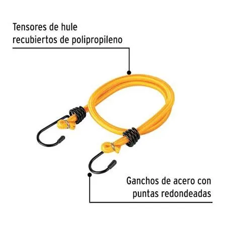 Tensor elástico Amarillo 60 cm Por pieza