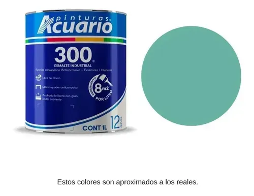 Pintura de esmalte Turquesa 1 L (1000 ml) Acuario 300