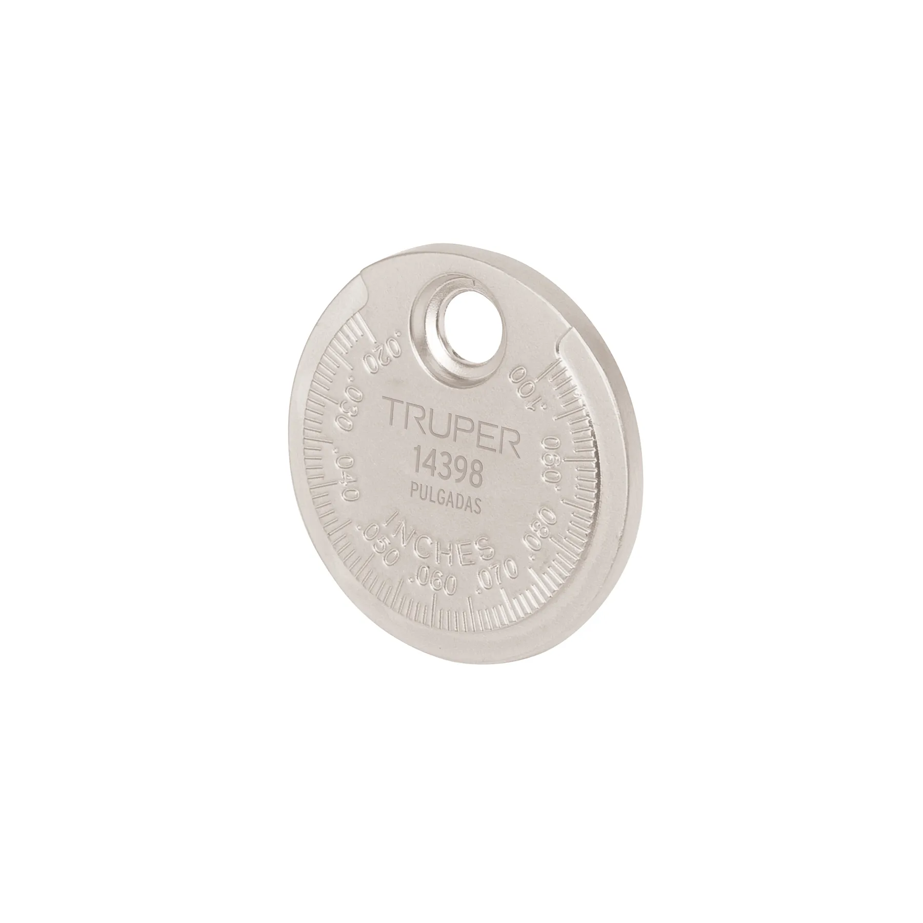 Calibrador de bujías redondo tipo moneda (rampa) Truper