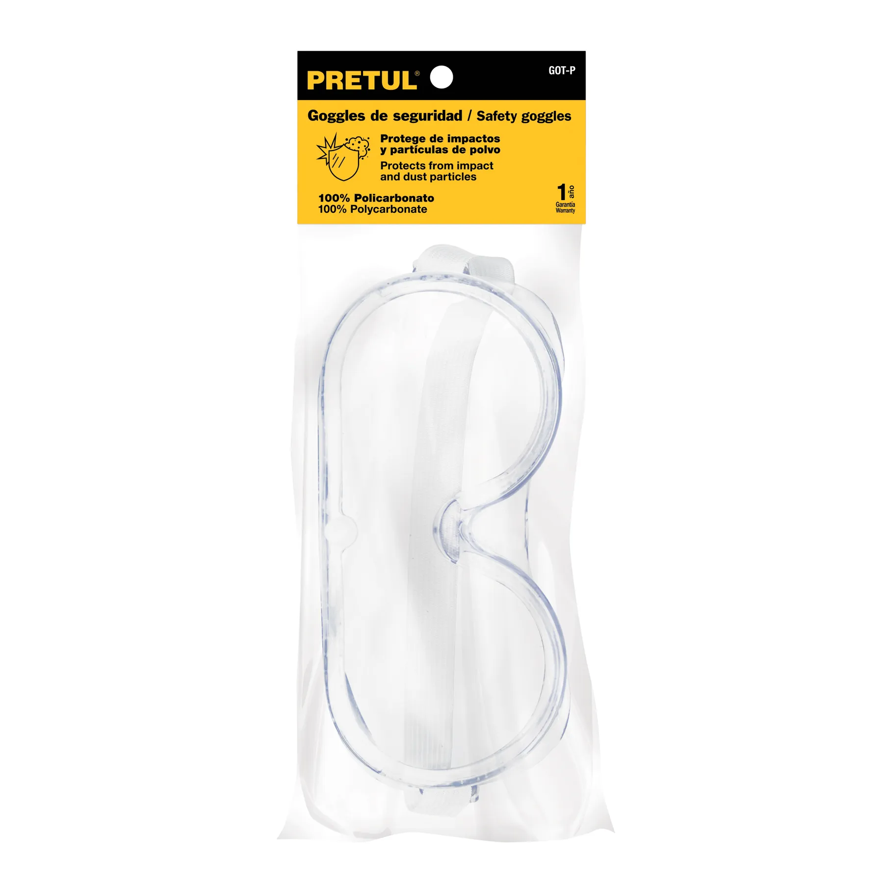 Goggles de seguridad Transparentes Pretul