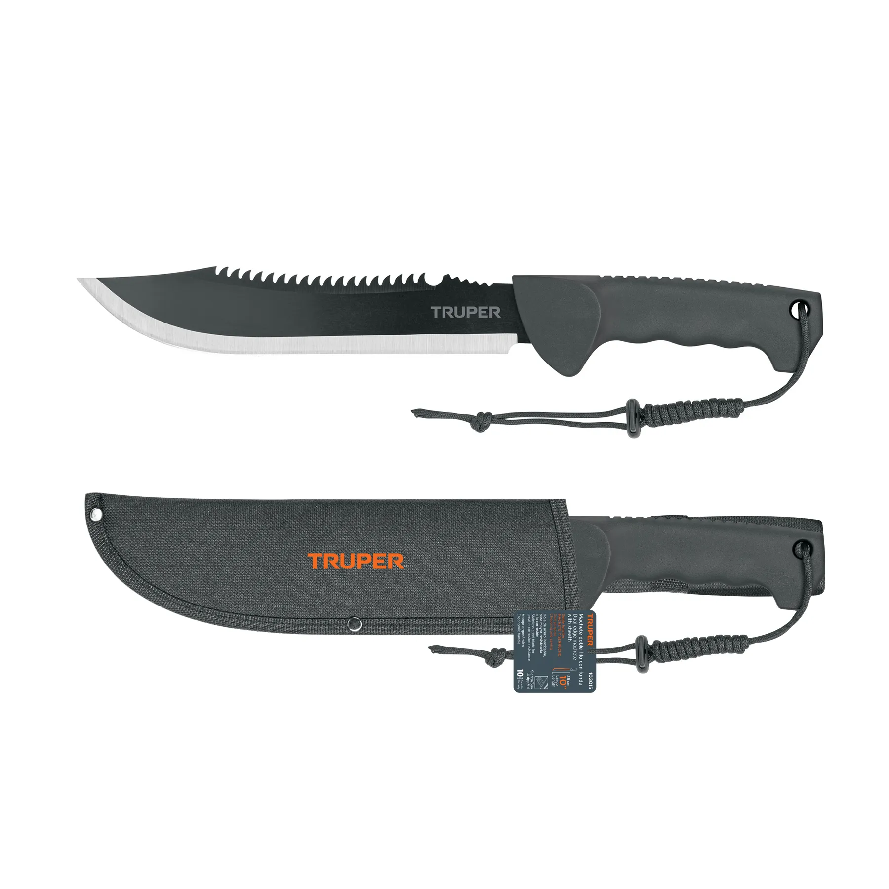 Machete 10 " Truper Doble filo