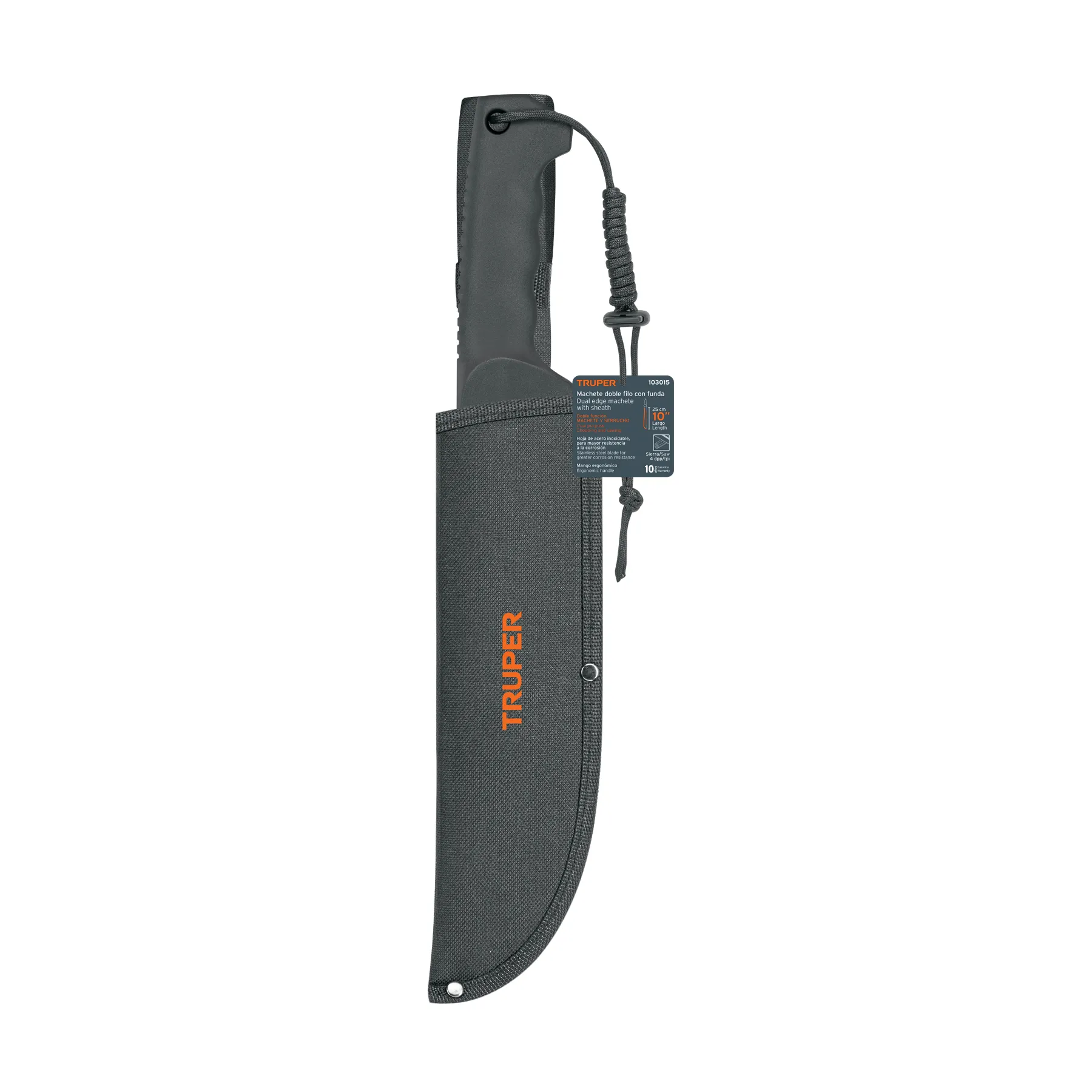 Machete 10 " Truper Doble filo