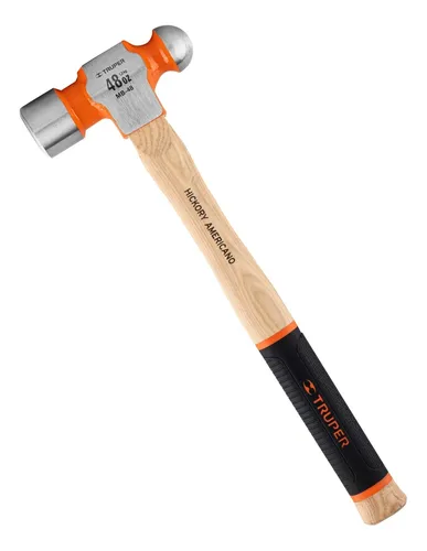 Martillo de bola 17 " (43 cm) Truper 48 oz Mango de madera con grip antiderrapante
