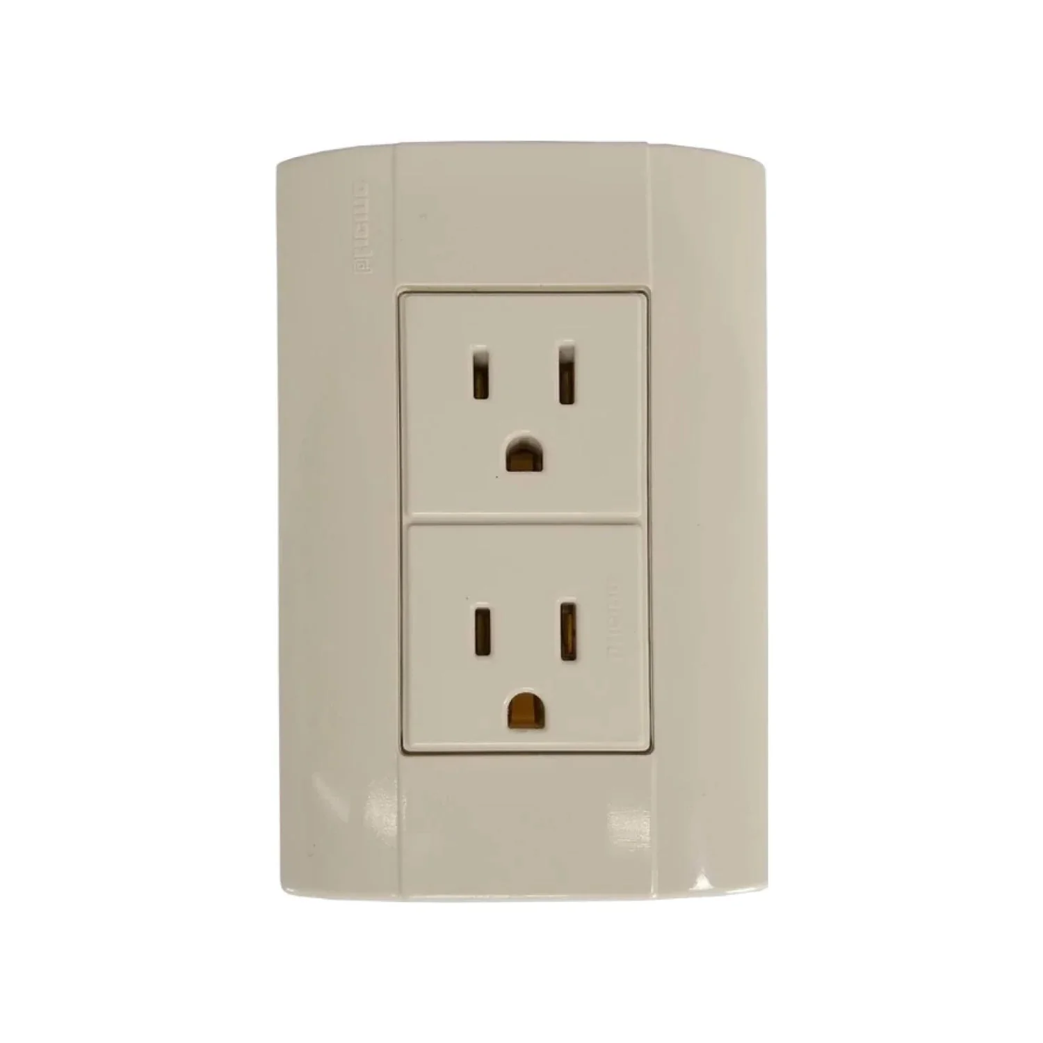 Contacto duplex Marfil Modus Bticino