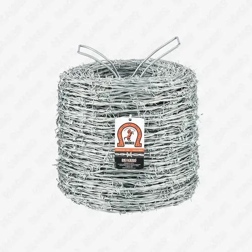 Alambre de puas galvanizado 310 m DeAcero (Bronco)