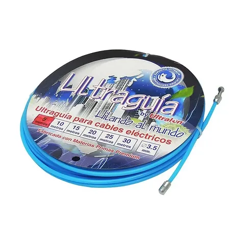 Guía para cable Azul 5 m Ultraguía Plástica