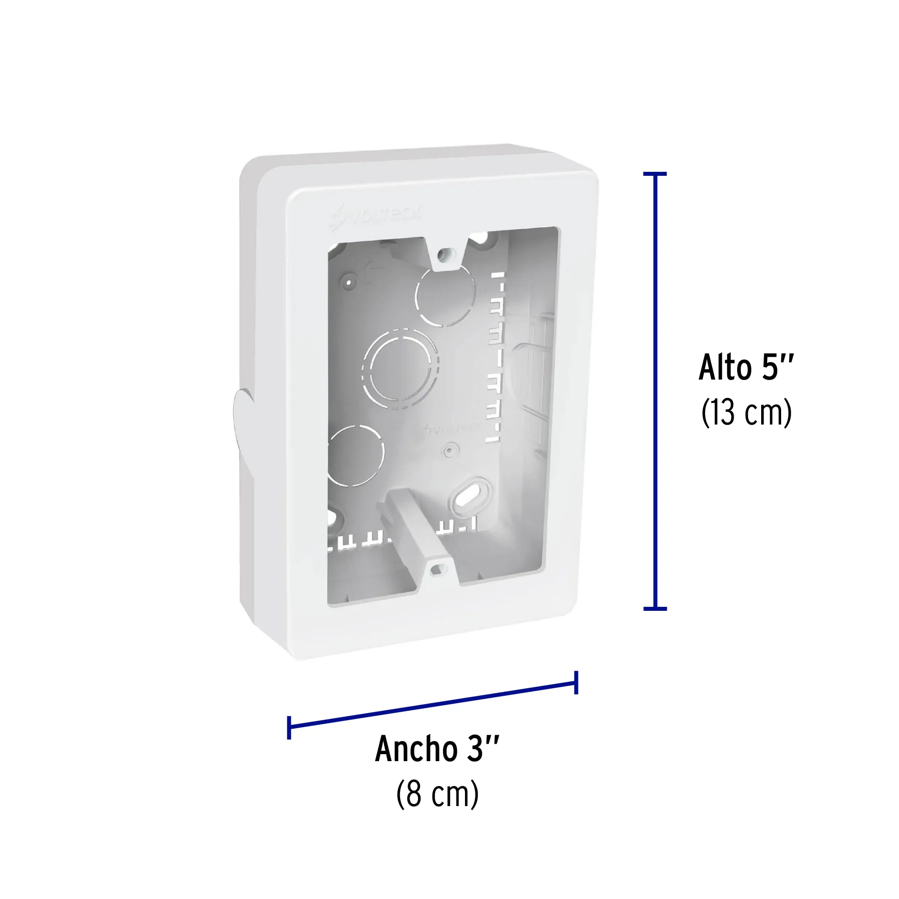 Caja TMK Volteck Para canaleta