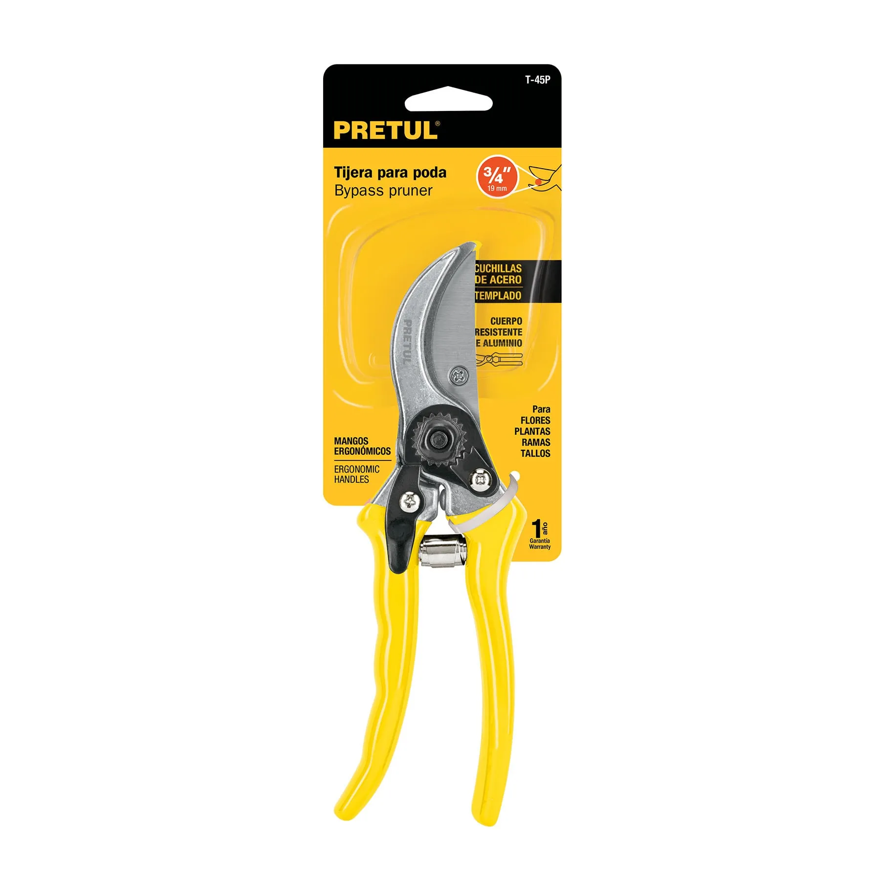 Tijeras para poda (una mano) 8 " (20 cm) Pretul Forjadas