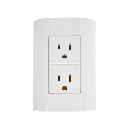 Contacto duplex Blanco Modus Bticino