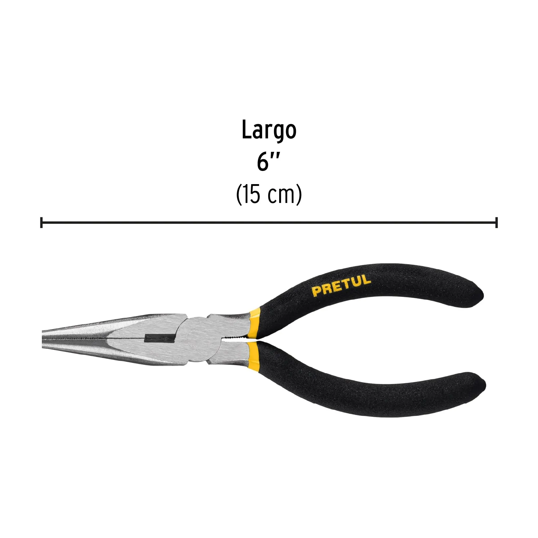 Pinzas de punta y corte 6 " Pretul PVC