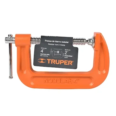 Prensa de hierro 4 " Truper
