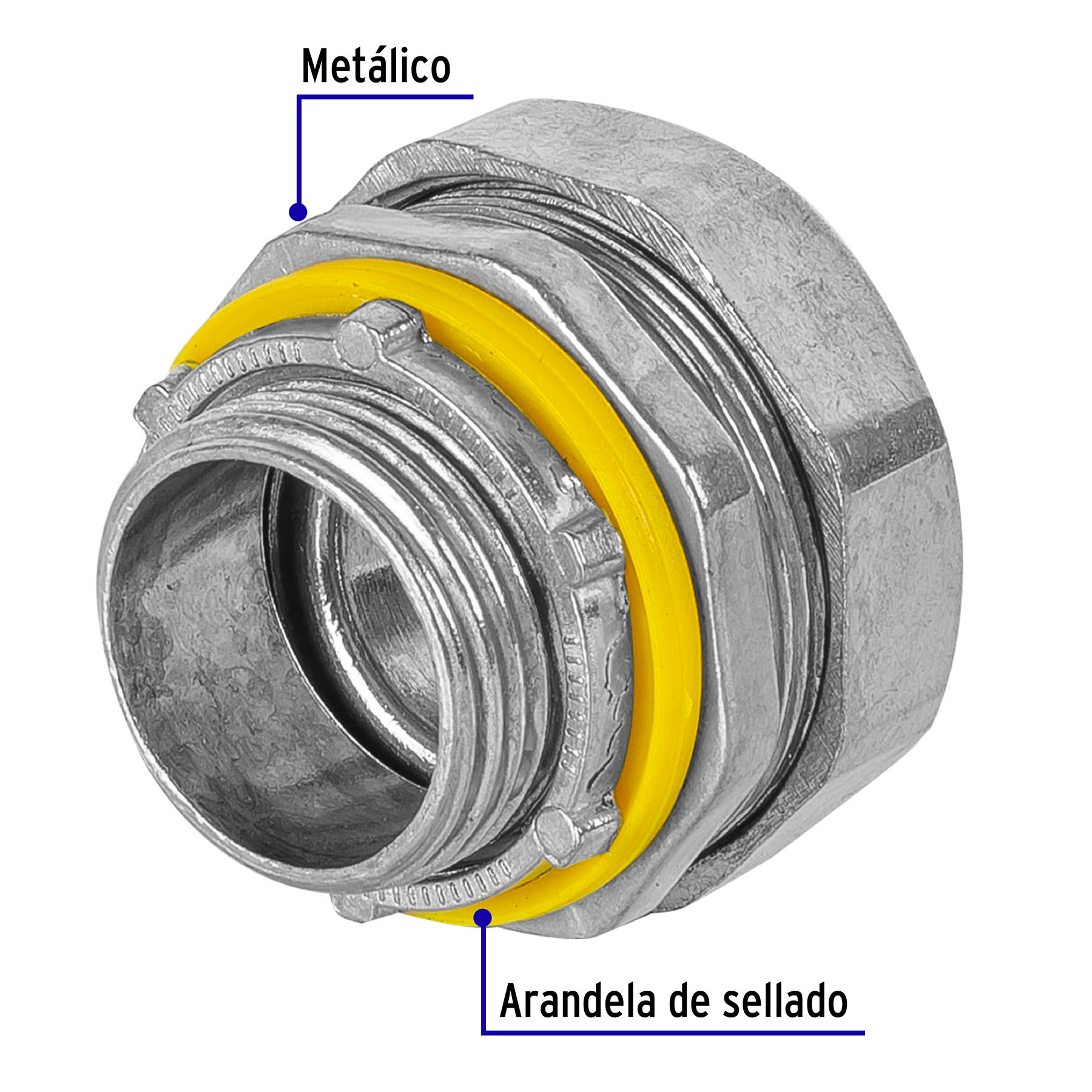Conector para tubo flexible conduit