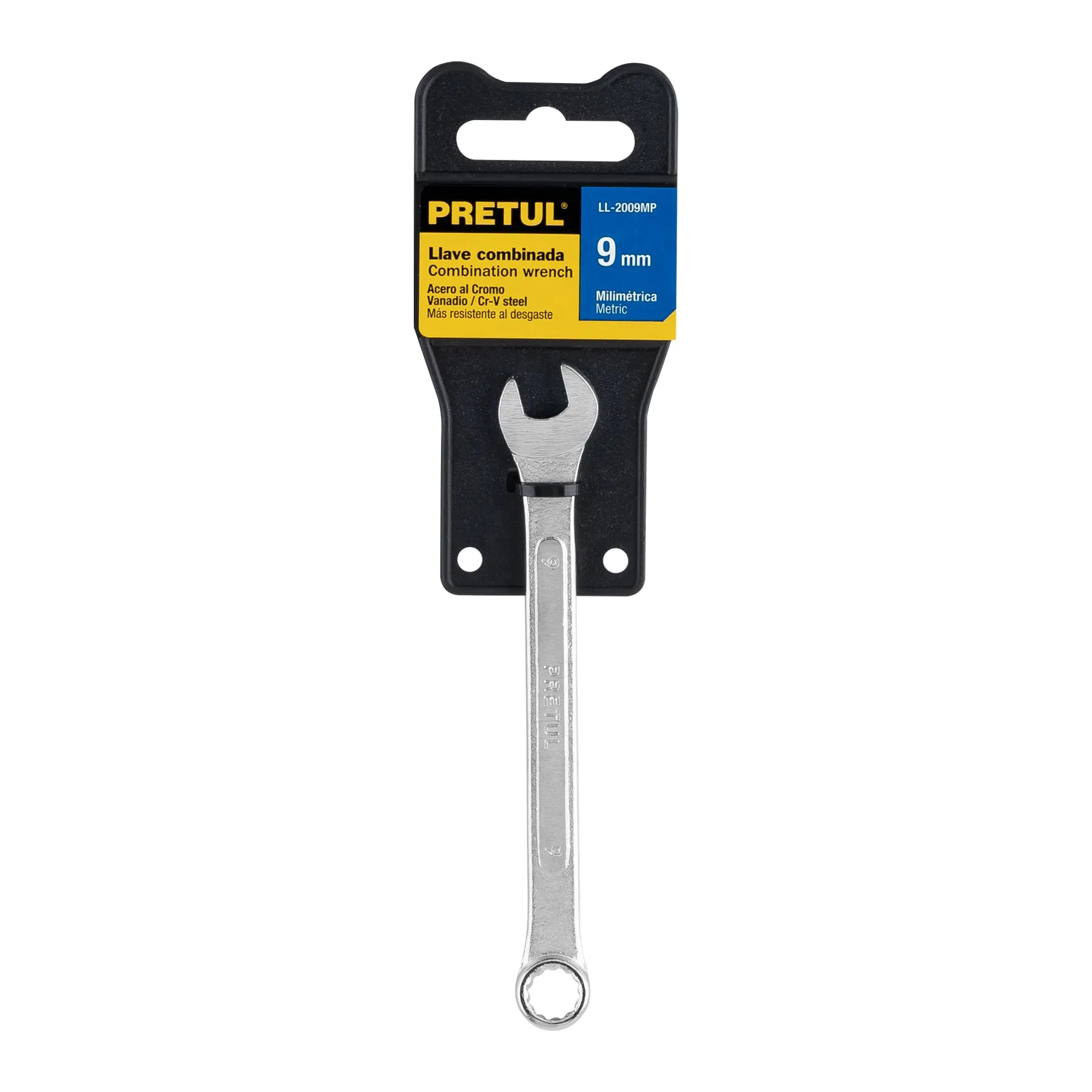 Llave combinada Pretul 9 mm Milimétrica