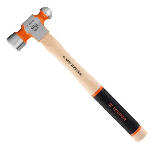 Martillo de bola 17 " (43 cm) Truper 40 oz Mango de madera con grip antiderrapante