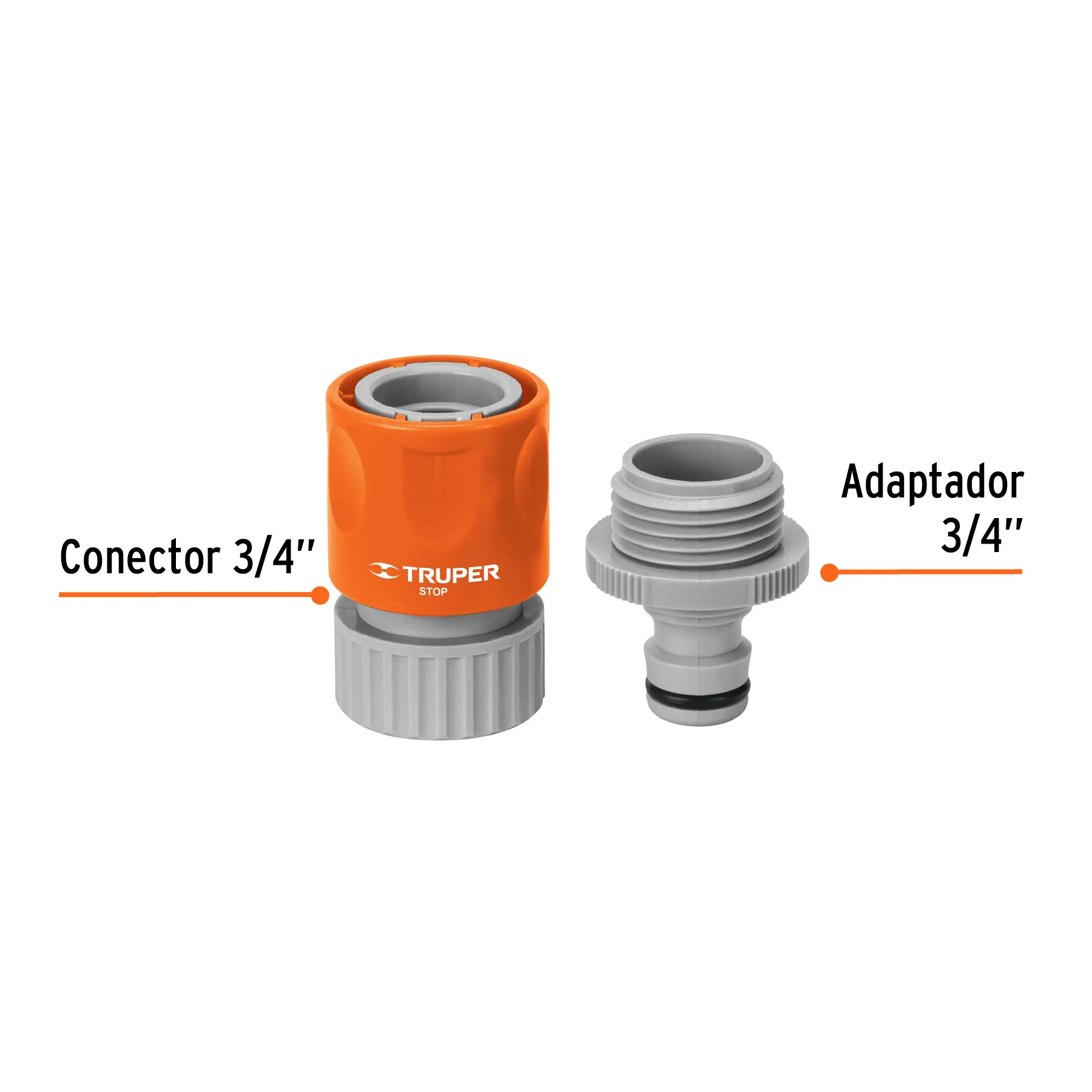 Conector de sistema click Para accesorio Truper ,ABS