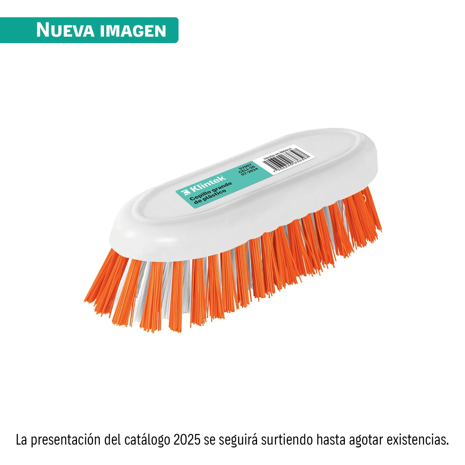 Cepillo para limpieza Sin mango Klintek Tipo escobeta