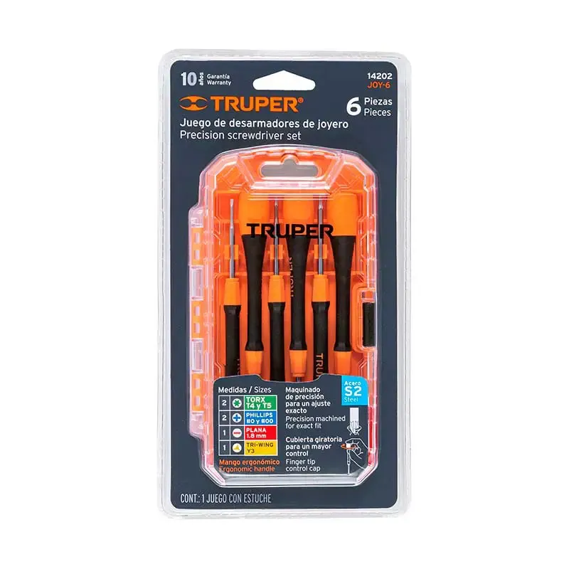 Juego de desarmadores para joyero (6 piezas) Truper