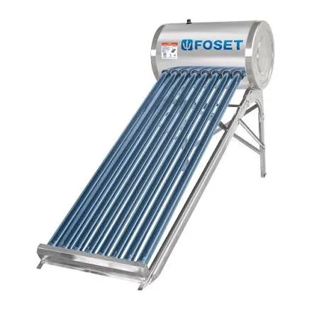 Calentador solar baja presión Foset 2 personas 8 tubos