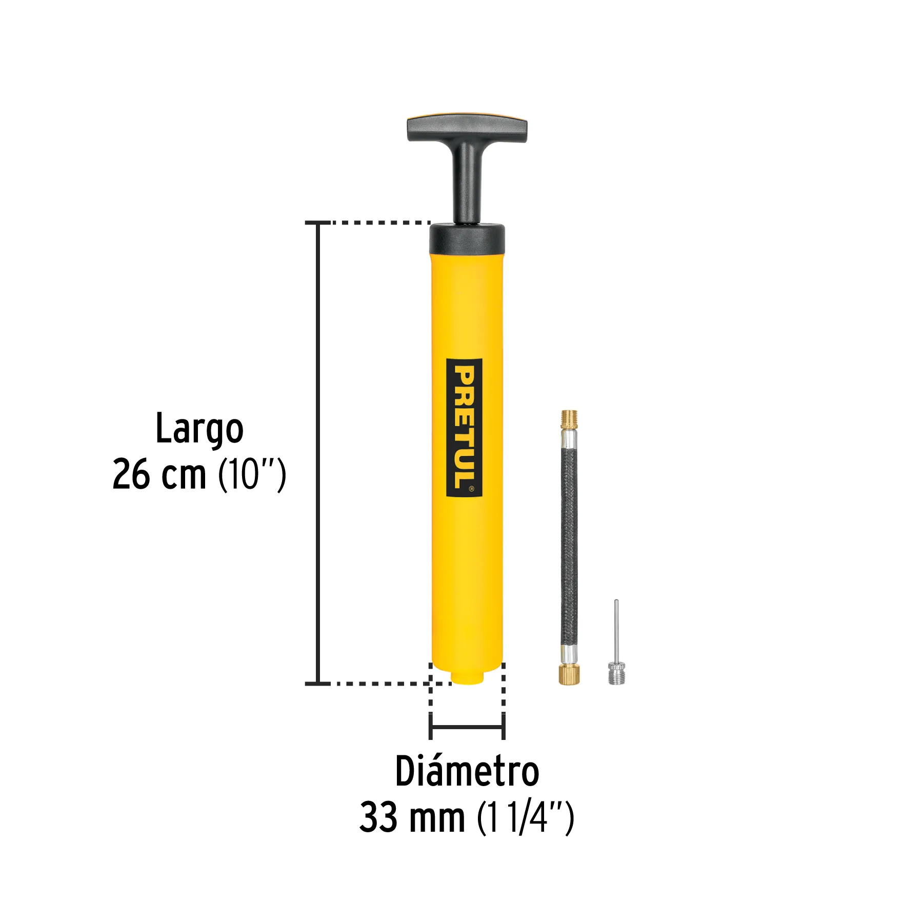 Bomba manual para inflar Pretul Para balones