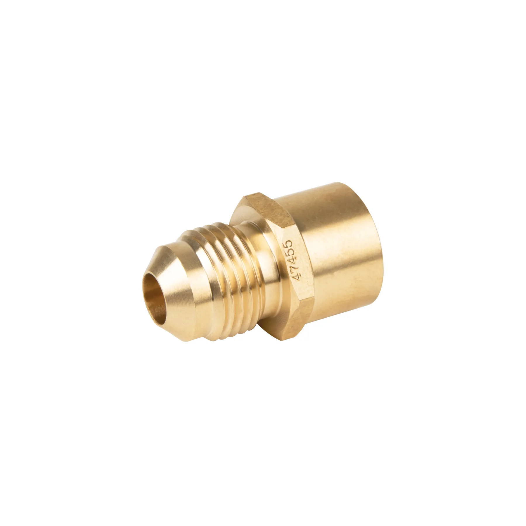 Conector flare soldable para gas