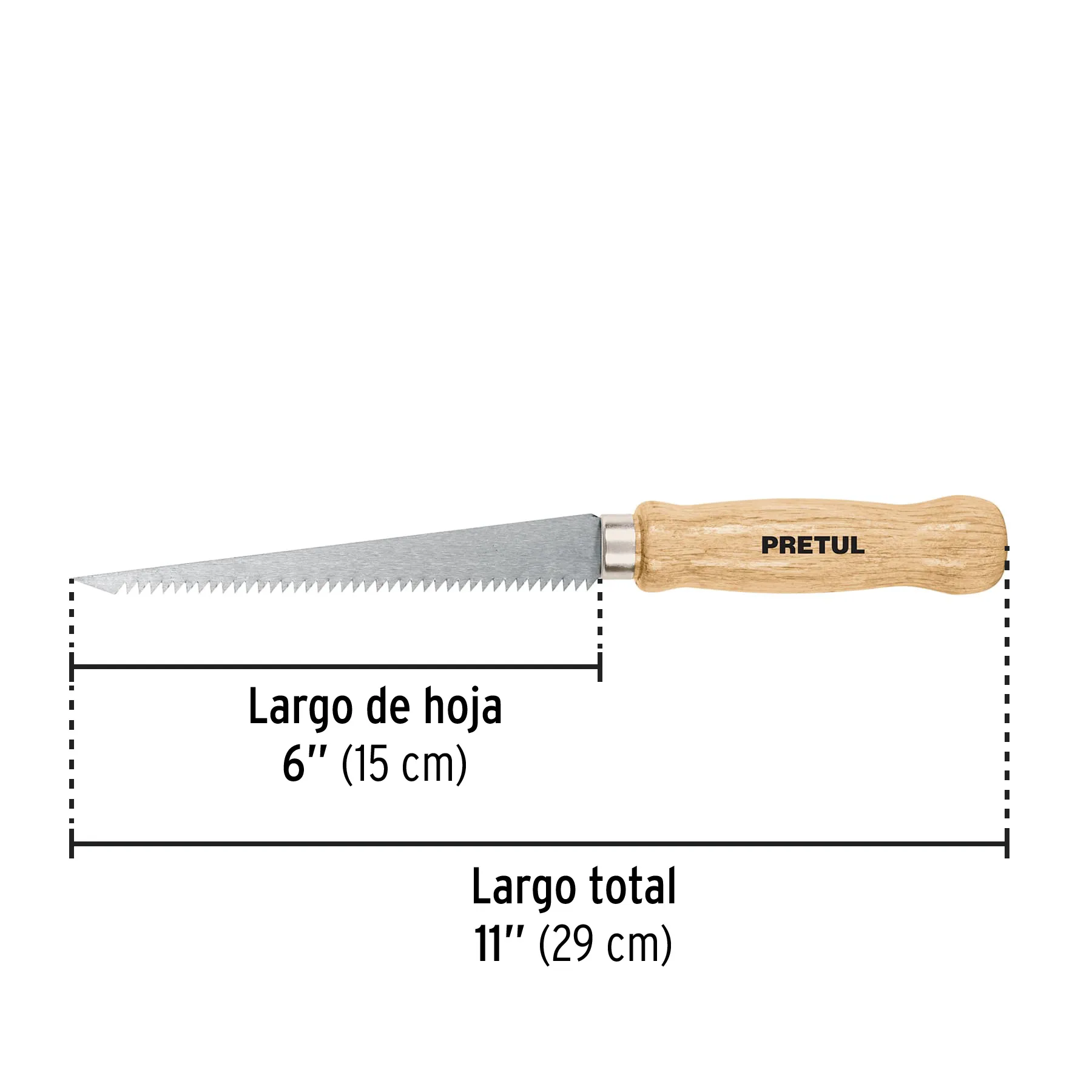 Serrucho Truper Para plafon y muros de yeso,