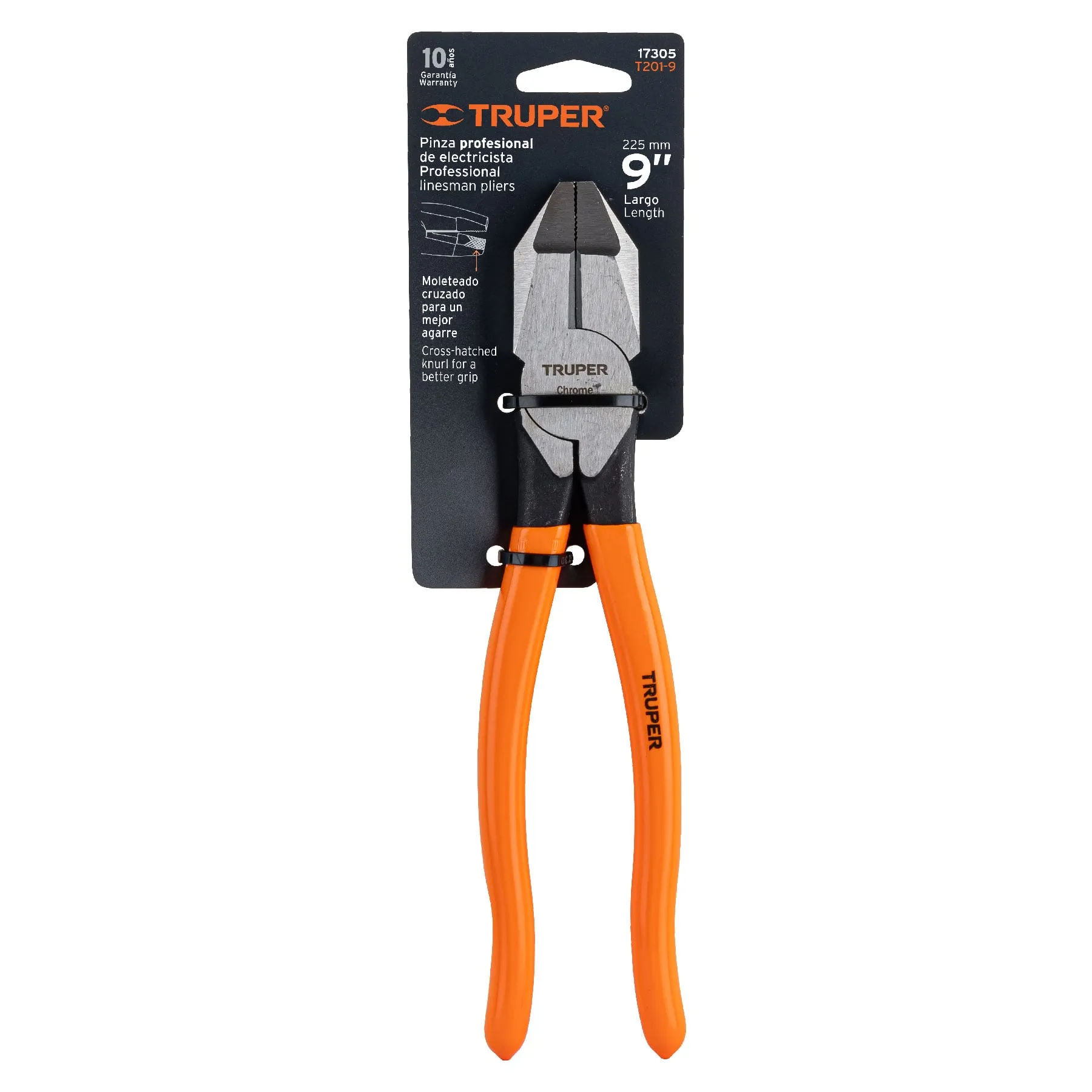 Pinzas de electricista 9 " Truper PVC Uso rudo