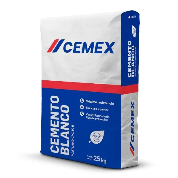 Cemento blanco Cemex Por bulto (25 kg)