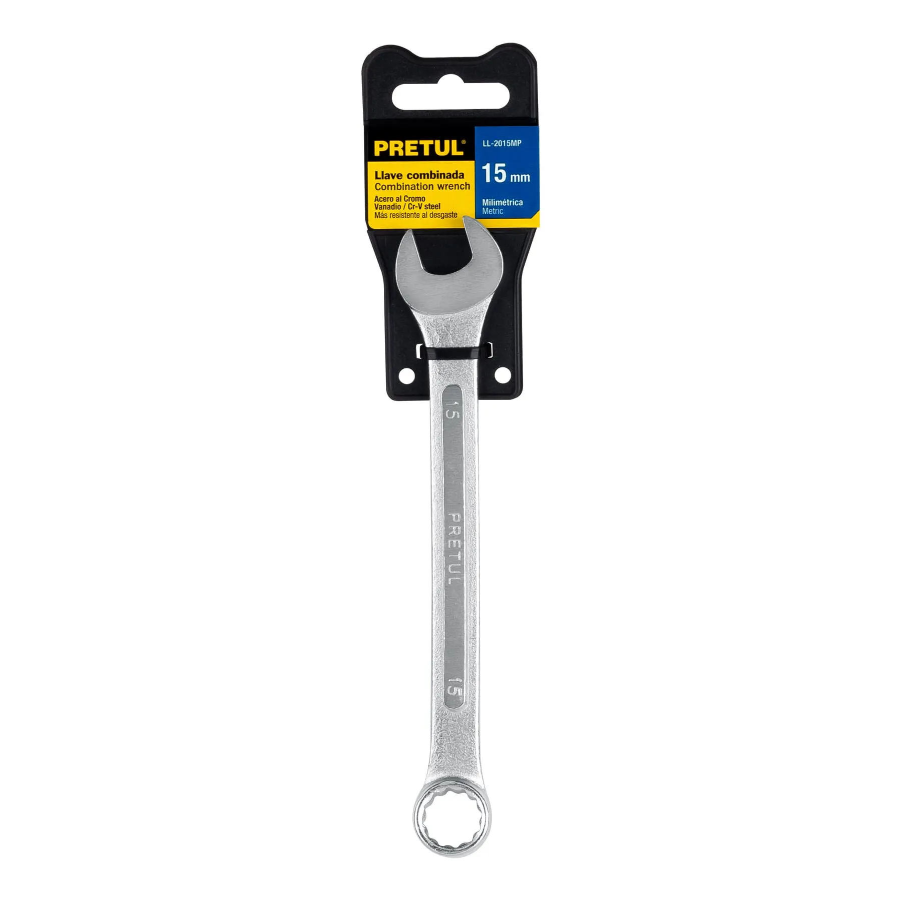 Llave combinada Pretul 15 mm Milimétrica