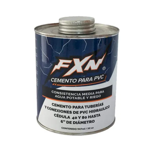 Pegamento para tubería Azul 240 ml FXN Bote PVC