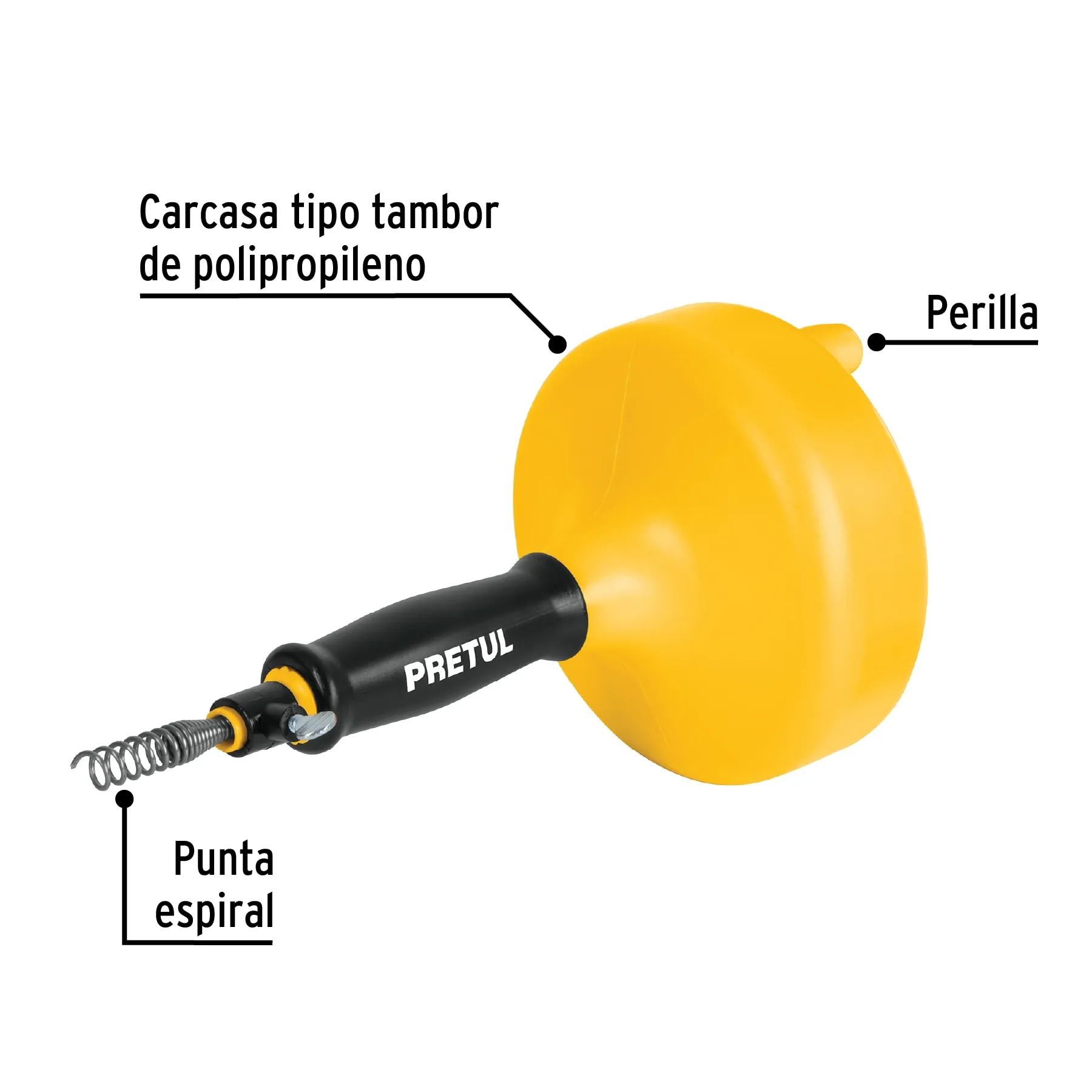 Destapacaños 4.5 m Pretul