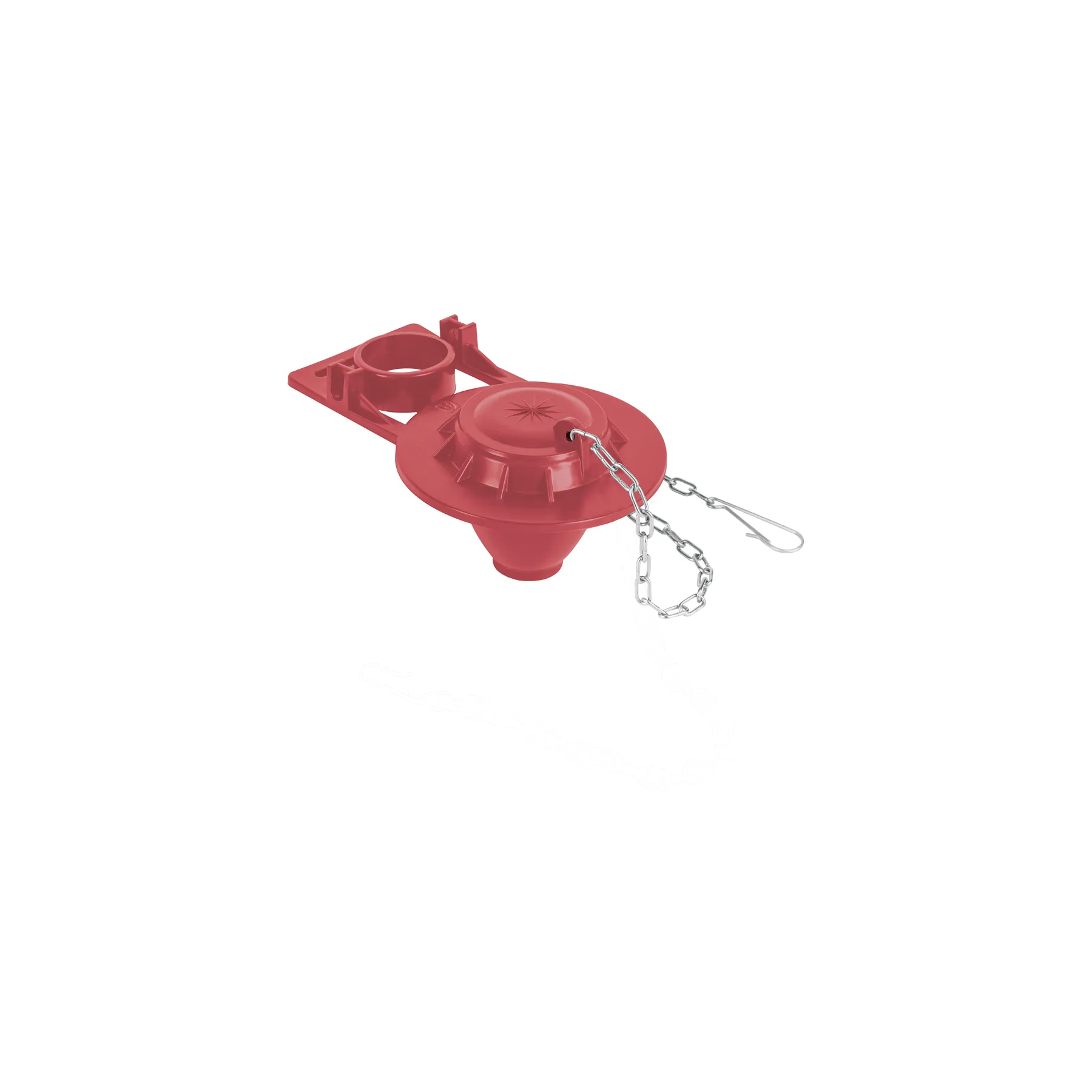 Sapo para wc Rojo 2 " Foset