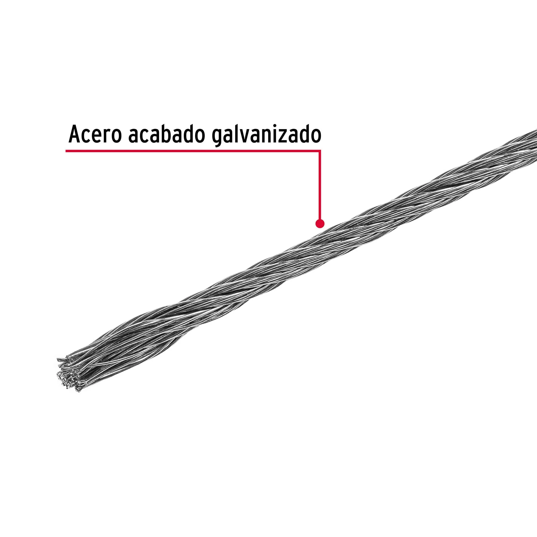 Cable de acero galvanizado