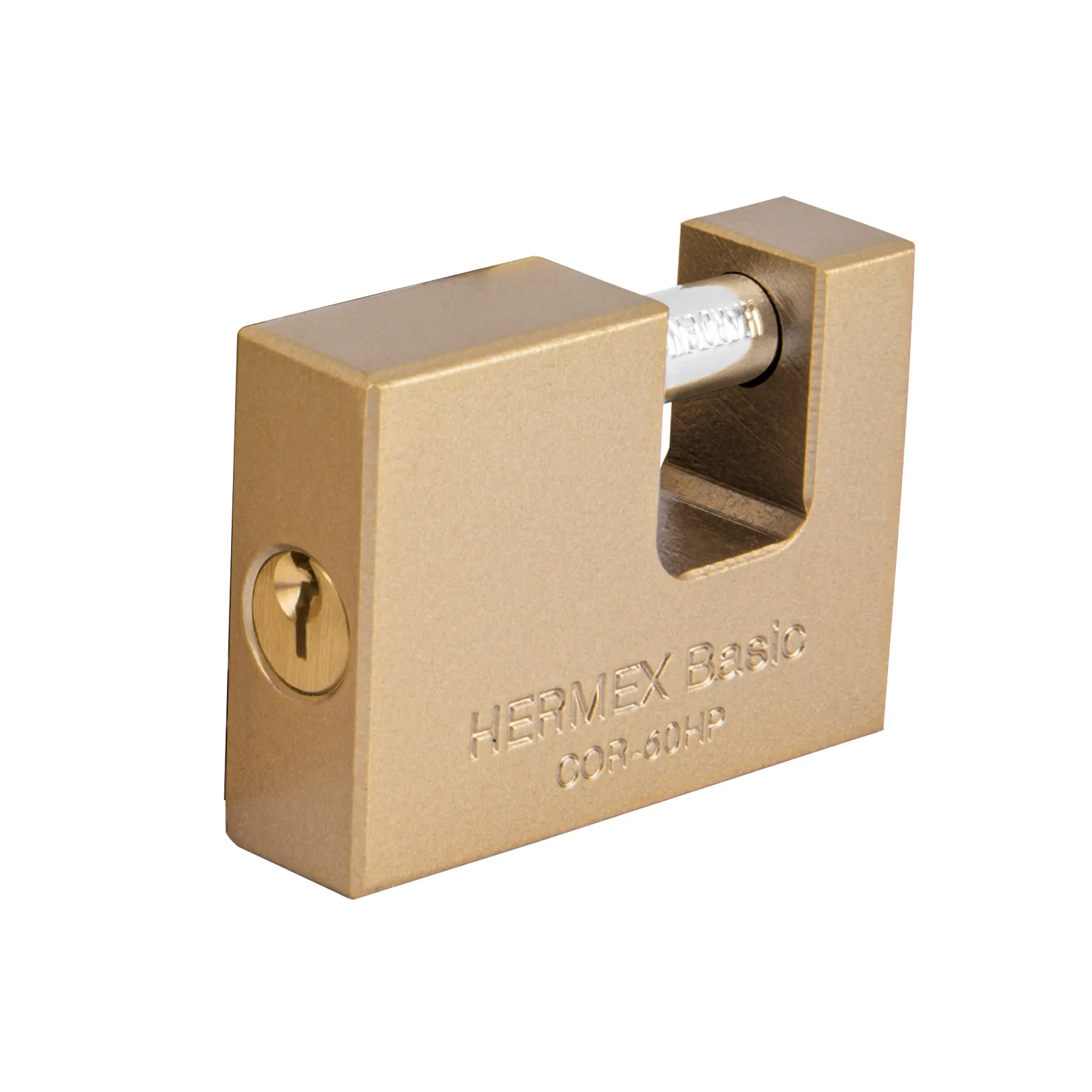 Candado para cortina Hermex basic Latón
