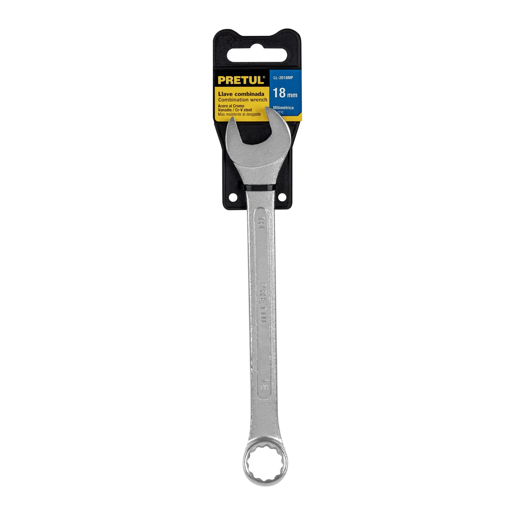 Llave combinada Pretul 18 mm Milimétrica