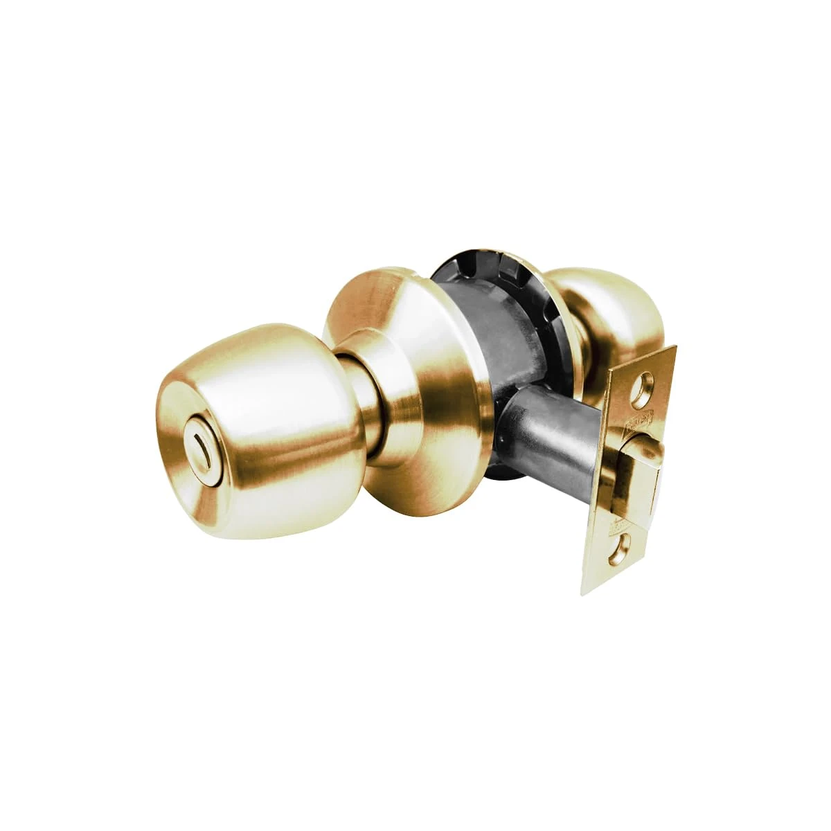 Cerradura de perilla Latón brillante Baño Phillips