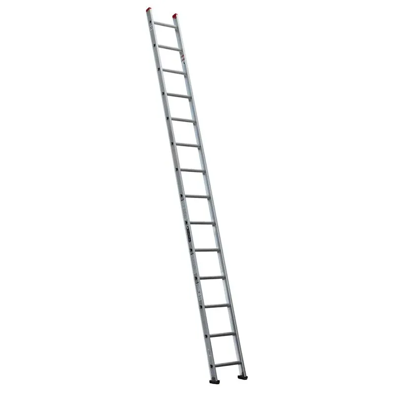 Escalera 4.27 m 150 kg (uso comercial) Cuprum Aluminio 14 peldaños Recta