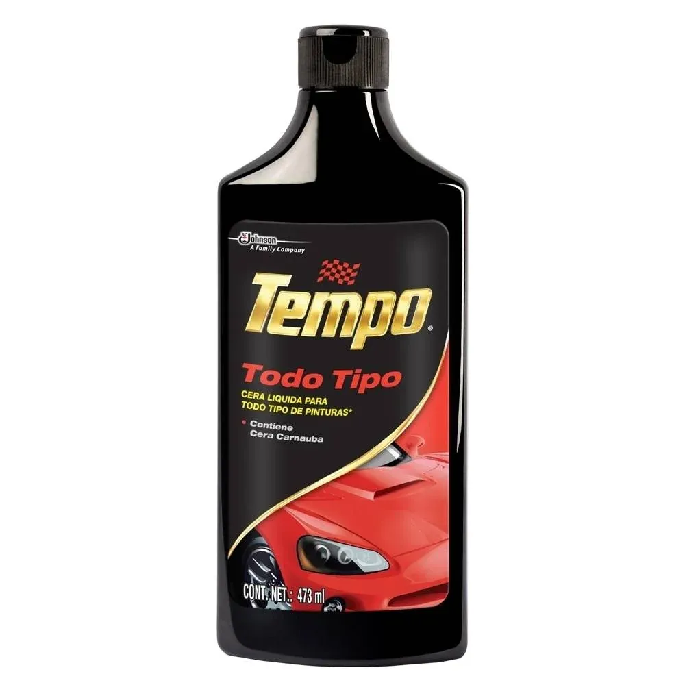 Cera para auto 473 ml Tempo Liquida