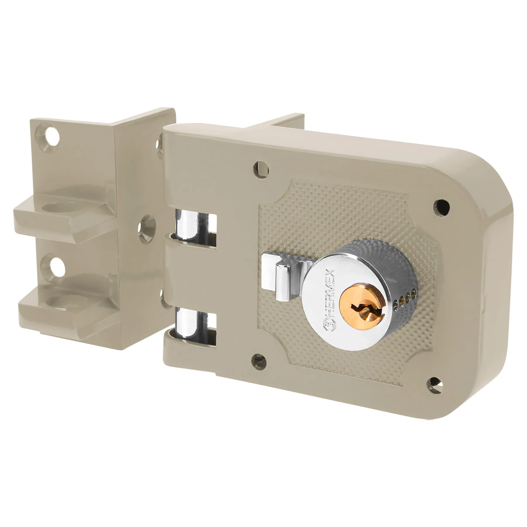 Cerradura de sobreponer Hermex Para puerta corredizas Izquierda