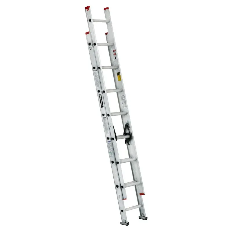 Escalera 3.96 m 150 kg (uso comercial) Cuprum Aluminio 16 peldaños Extensión