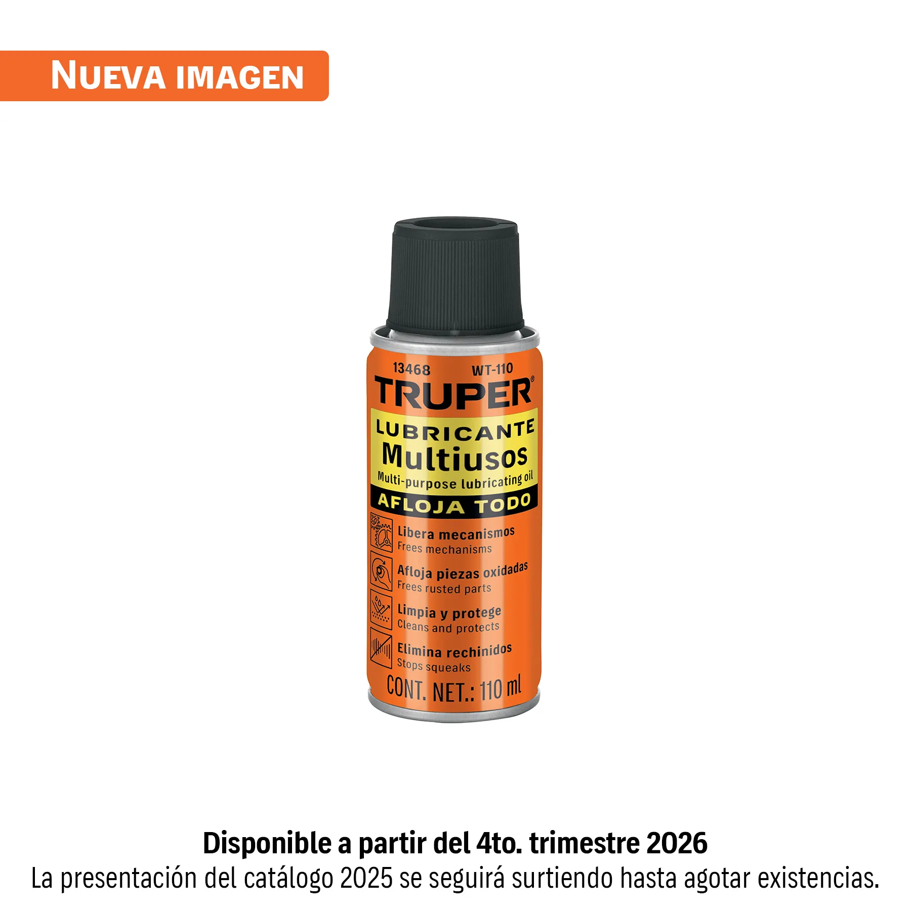 Lubricante multiusos (Afloja-todo) 110 ml Truper