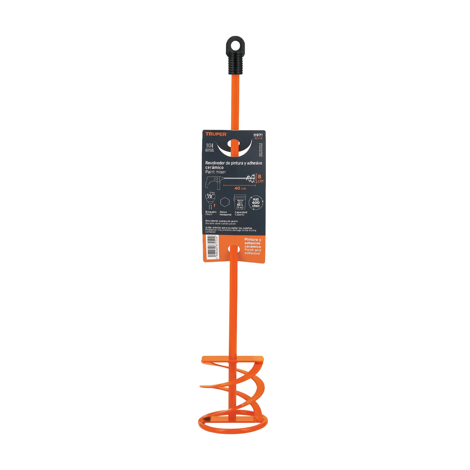 Revolvedor de pintura 40 L (15 kg) Truper