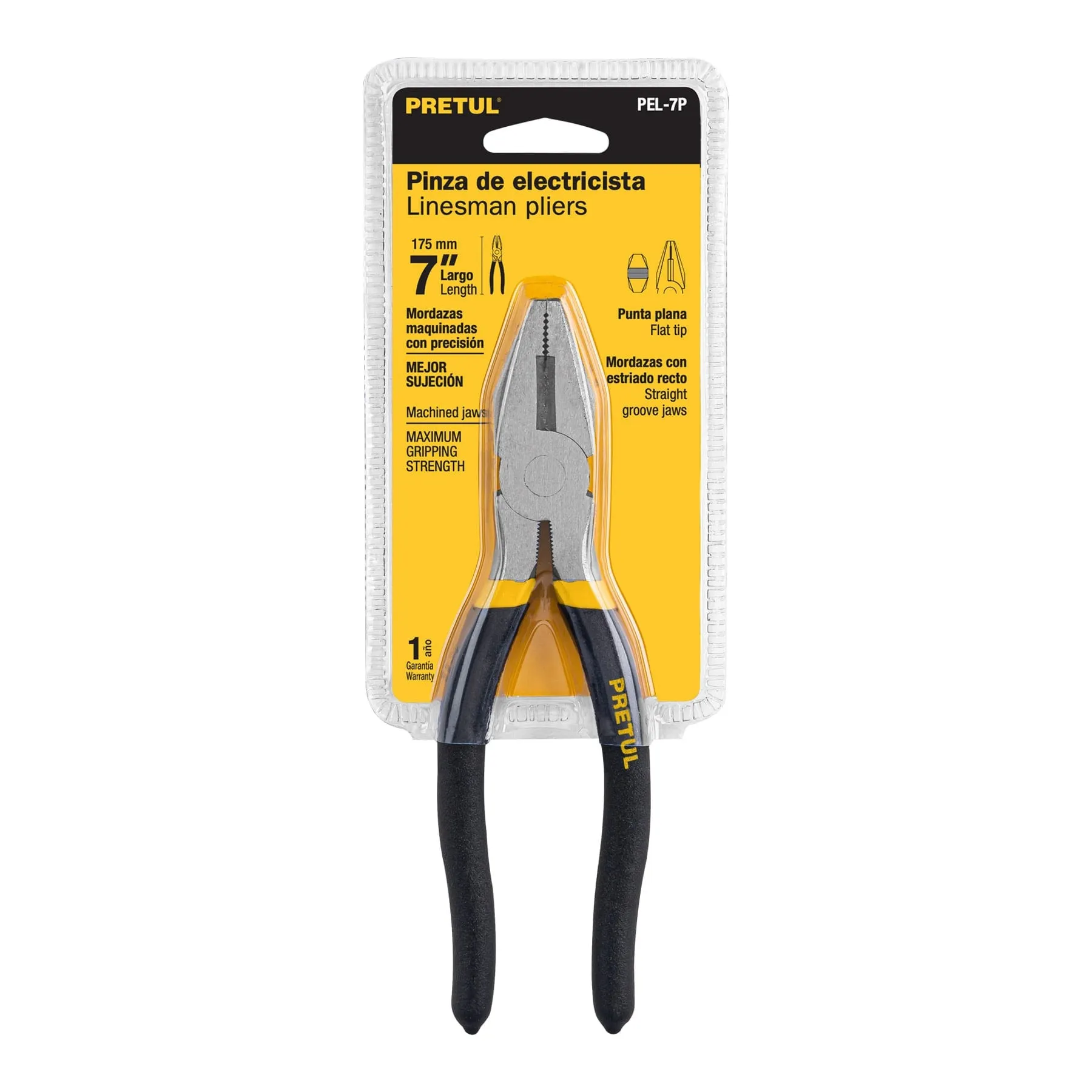 Pinzas de electricista 7 " Pretul PVC