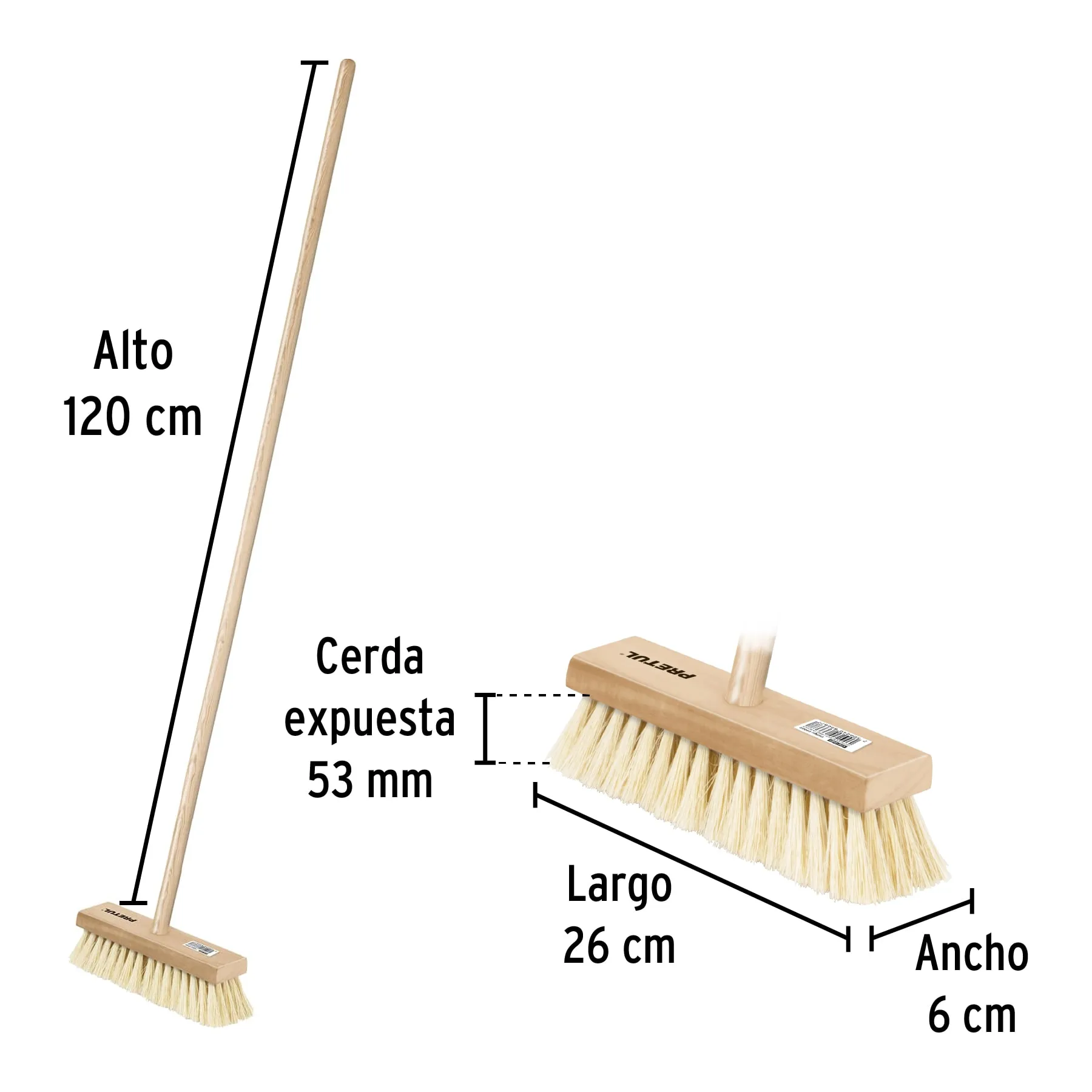 Cepillo para impermeabilizar Pretul Ixtle