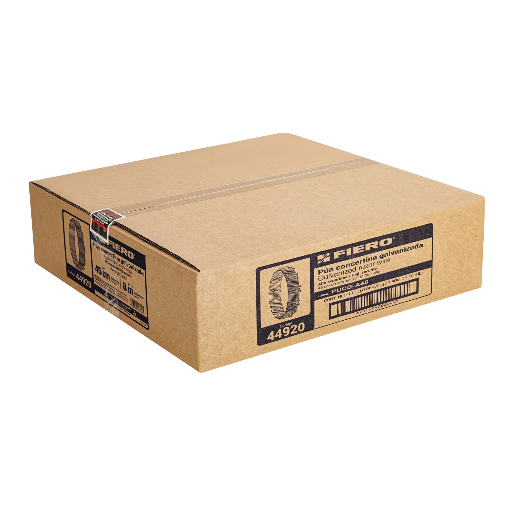 Concertina 8 m Truper Alta seguridad