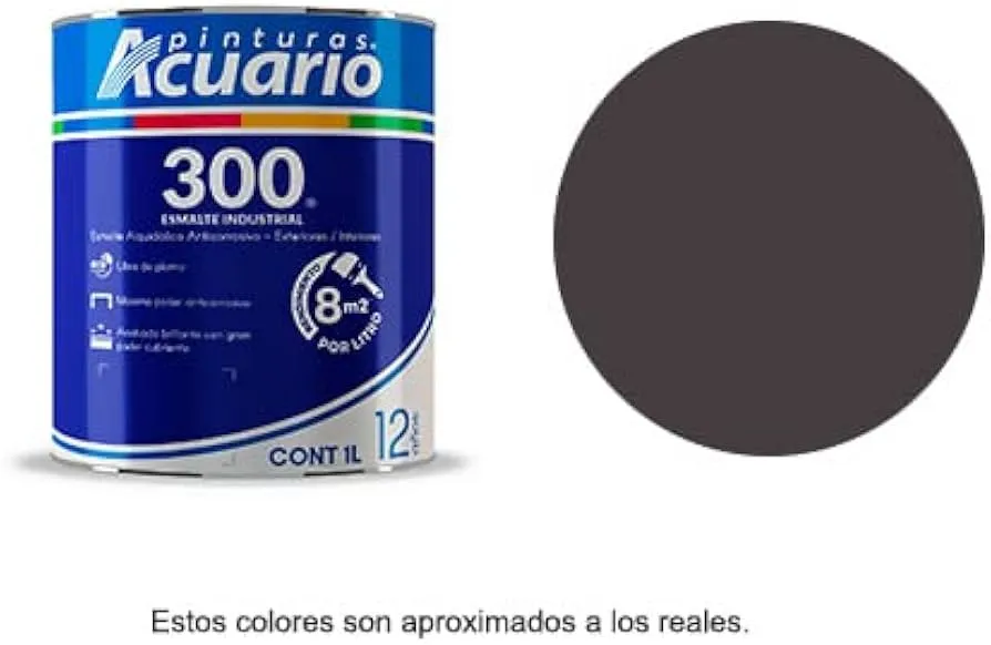 Pintura de esmalte Chocolate 1 L (1000 ml) Acuario 300